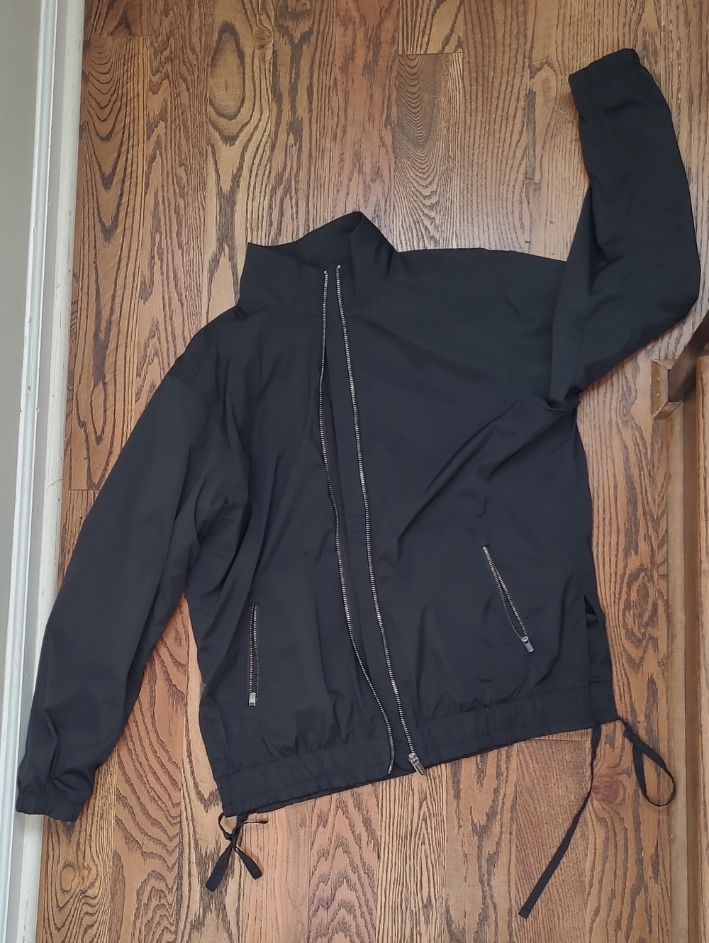 Athleta Black Windbreaker Jacket Size XS